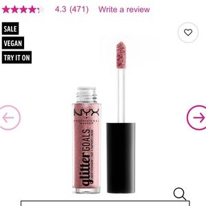 nyx glitter goals eyeshadow